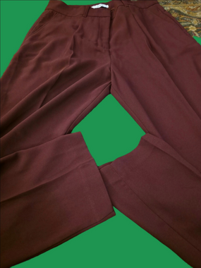 4/$67 Deal! Ricki's Burgundy Polyester Pants